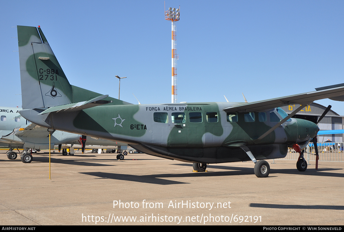 Aircraft Photo of 2731 | Cessna C-98A Grand Caravan (208B) | Brazil - Air Force | AirHistory.net #692191