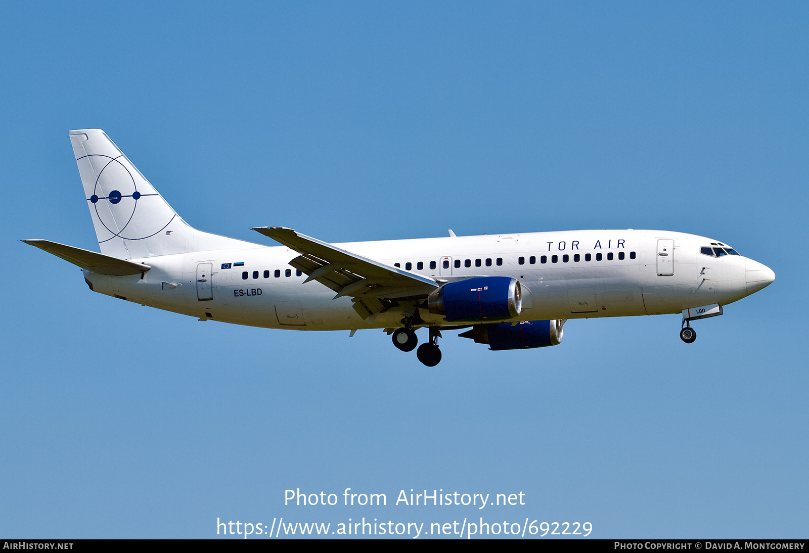 Aircraft Photo of ES-LBD | Boeing 737-35B | Tor Air | AirHistory.net #692229