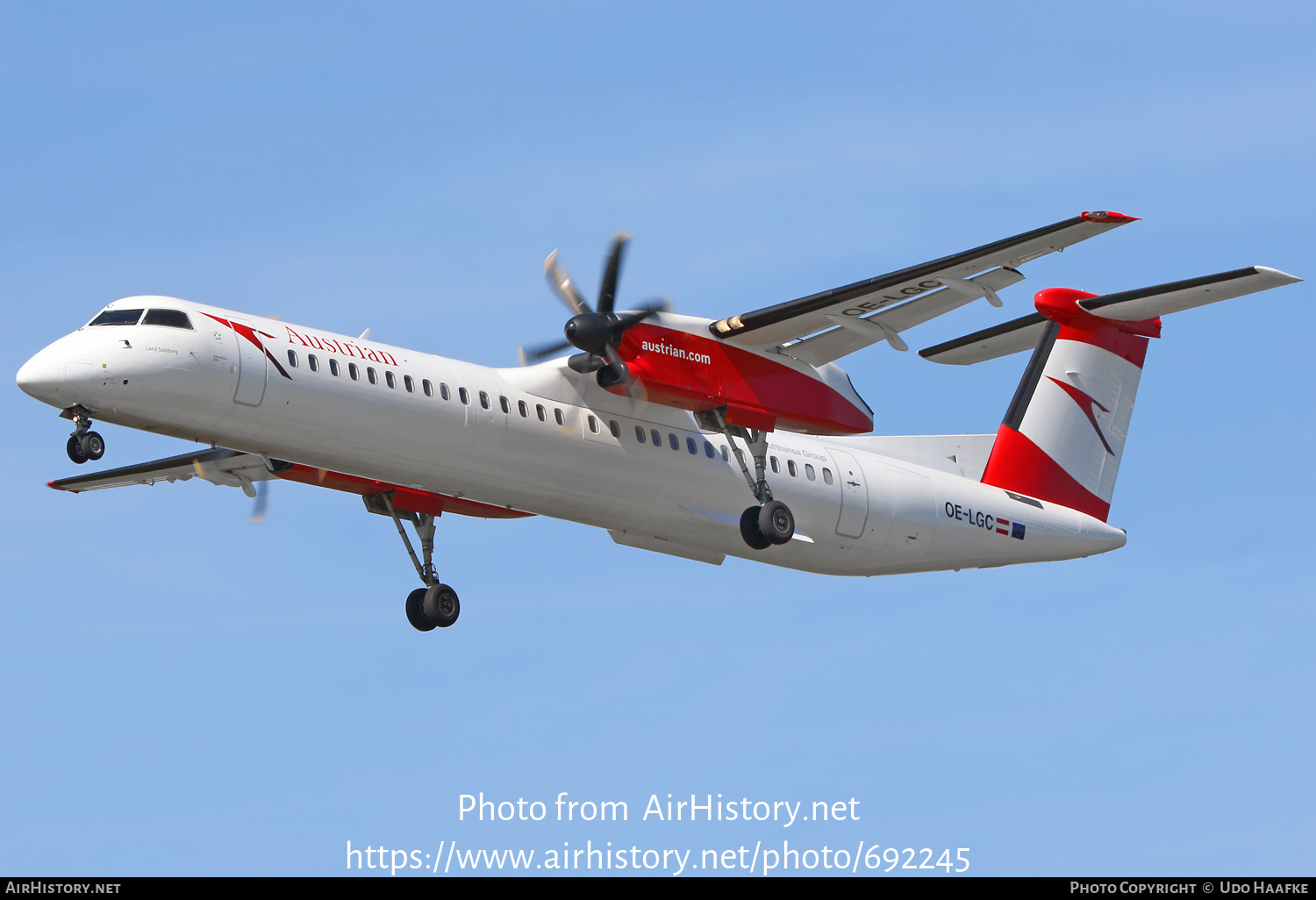 Aircraft Photo of OE-LGC | Bombardier DHC-8-402 Dash 8 | Austrian Airlines | AirHistory.net #692245