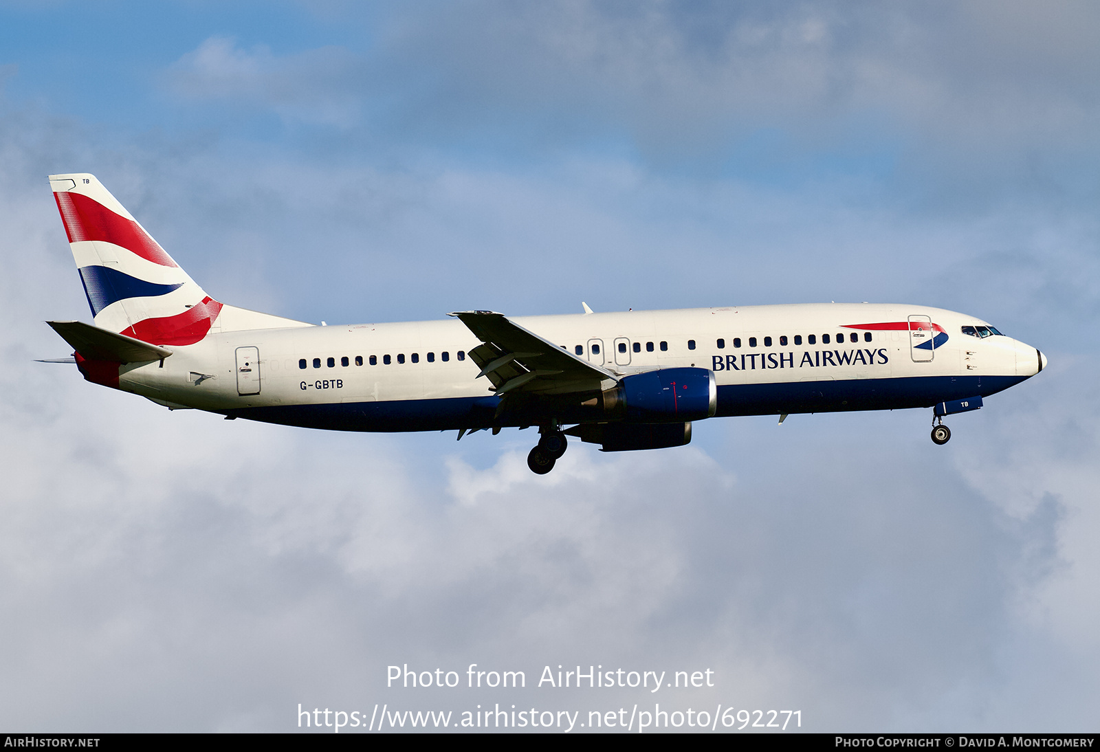 Aircraft Photo of G-GBTB | Boeing 737-436 | British Airways | AirHistory.net #692271