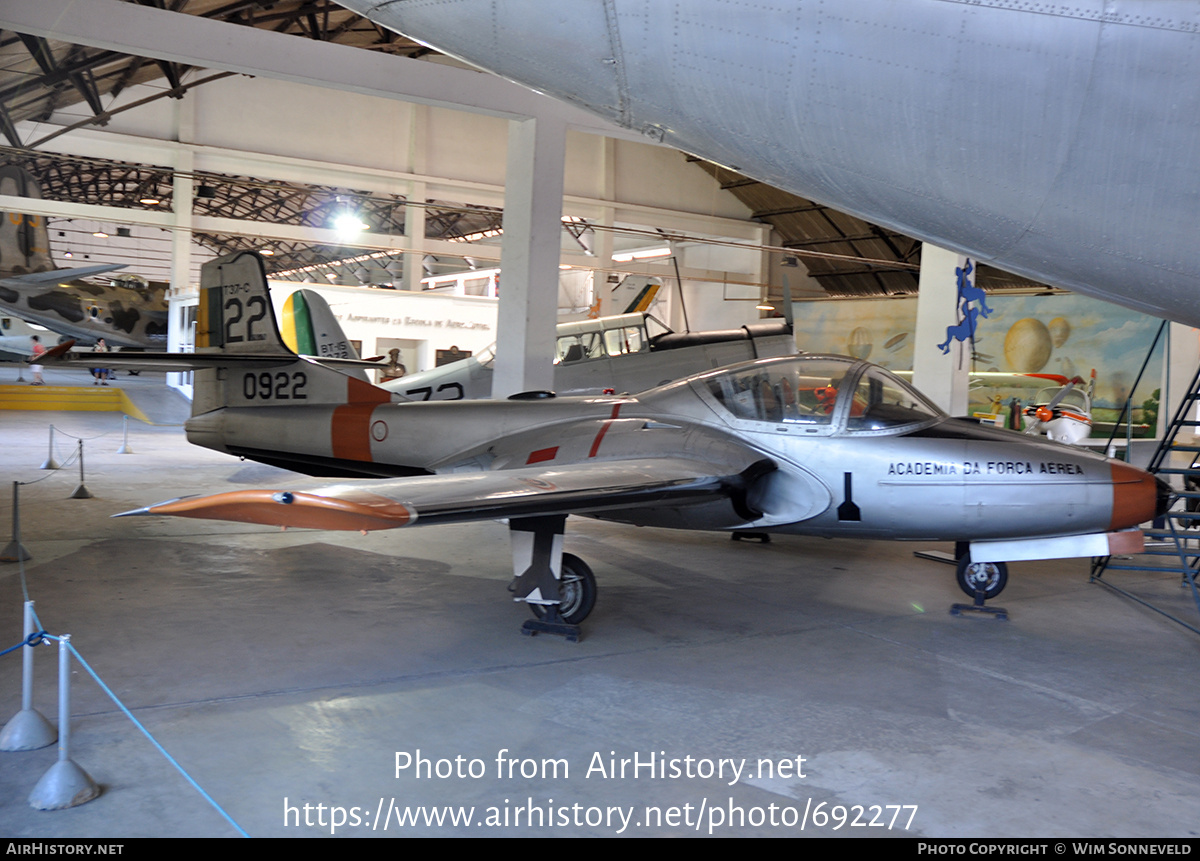 Aircraft Photo of 0922 | Cessna T-37C Tweety Bird | Brazil - Air Force | AirHistory.net #692277