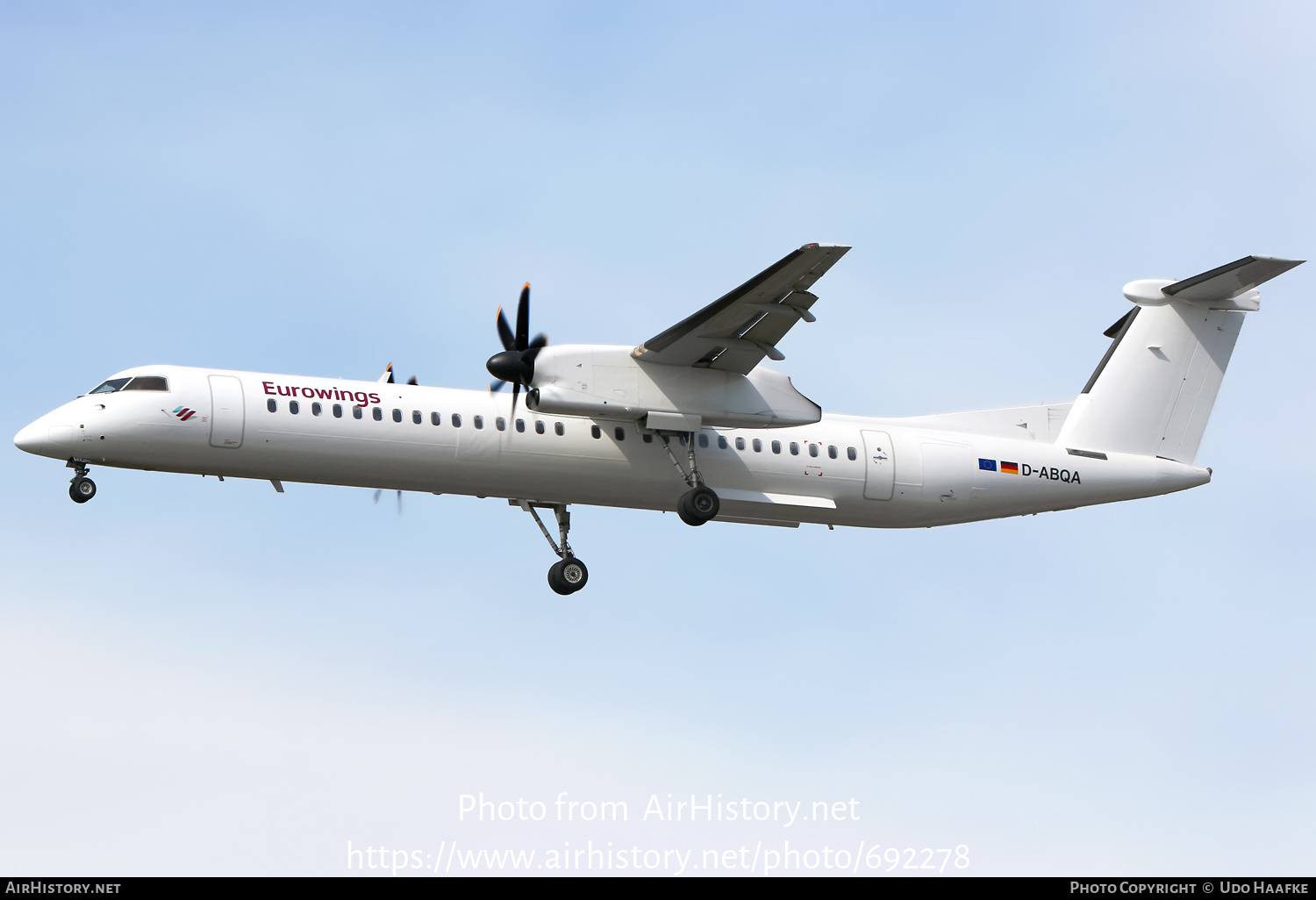 Aircraft Photo of D-ABQA | Bombardier DHC-8-402 Dash 8 | Eurowings | AirHistory.net #692278