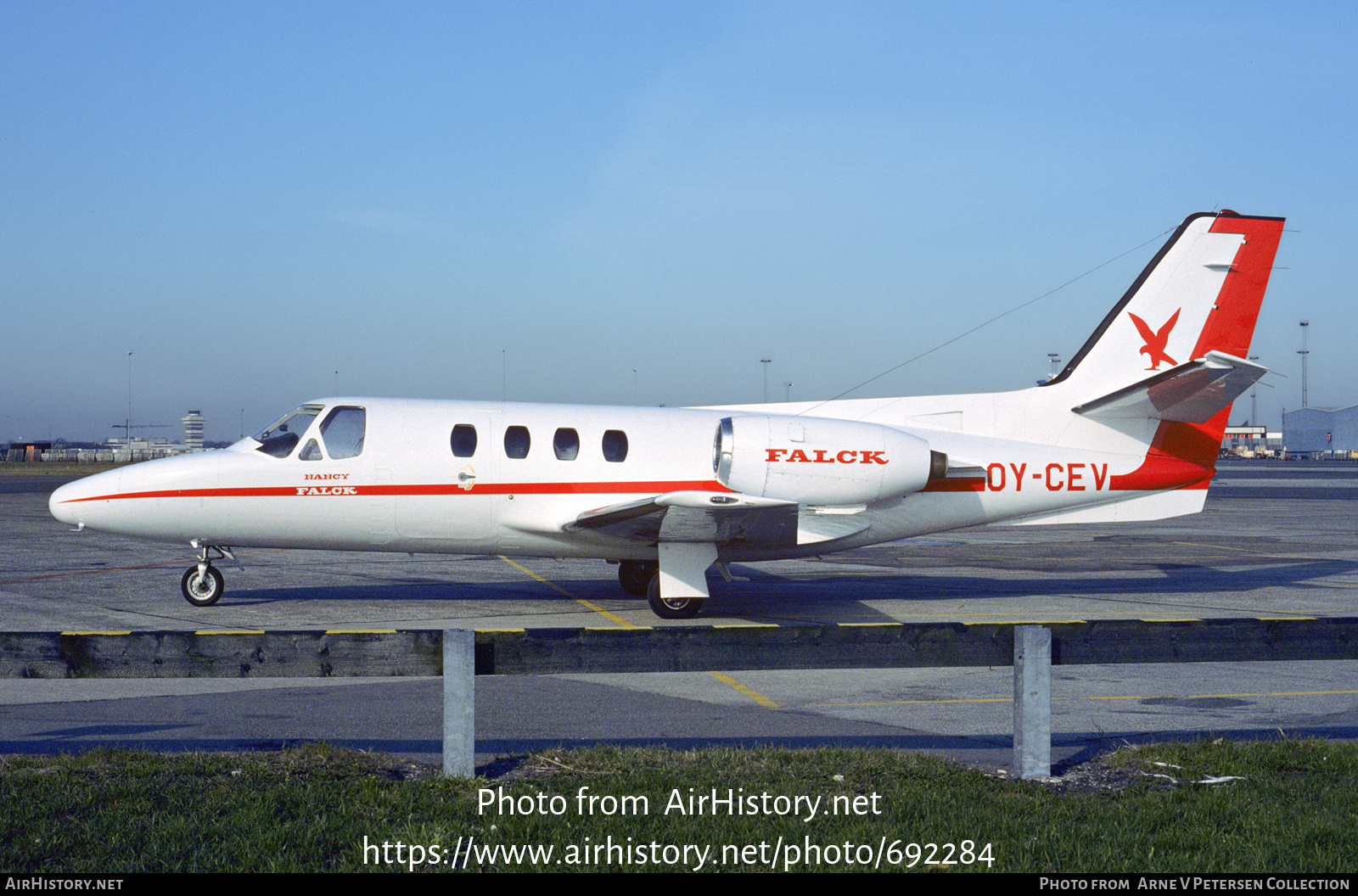 Aircraft Photo of OY-CEV | Cessna 500 Citation I | Falck Air | AirHistory.net #692284