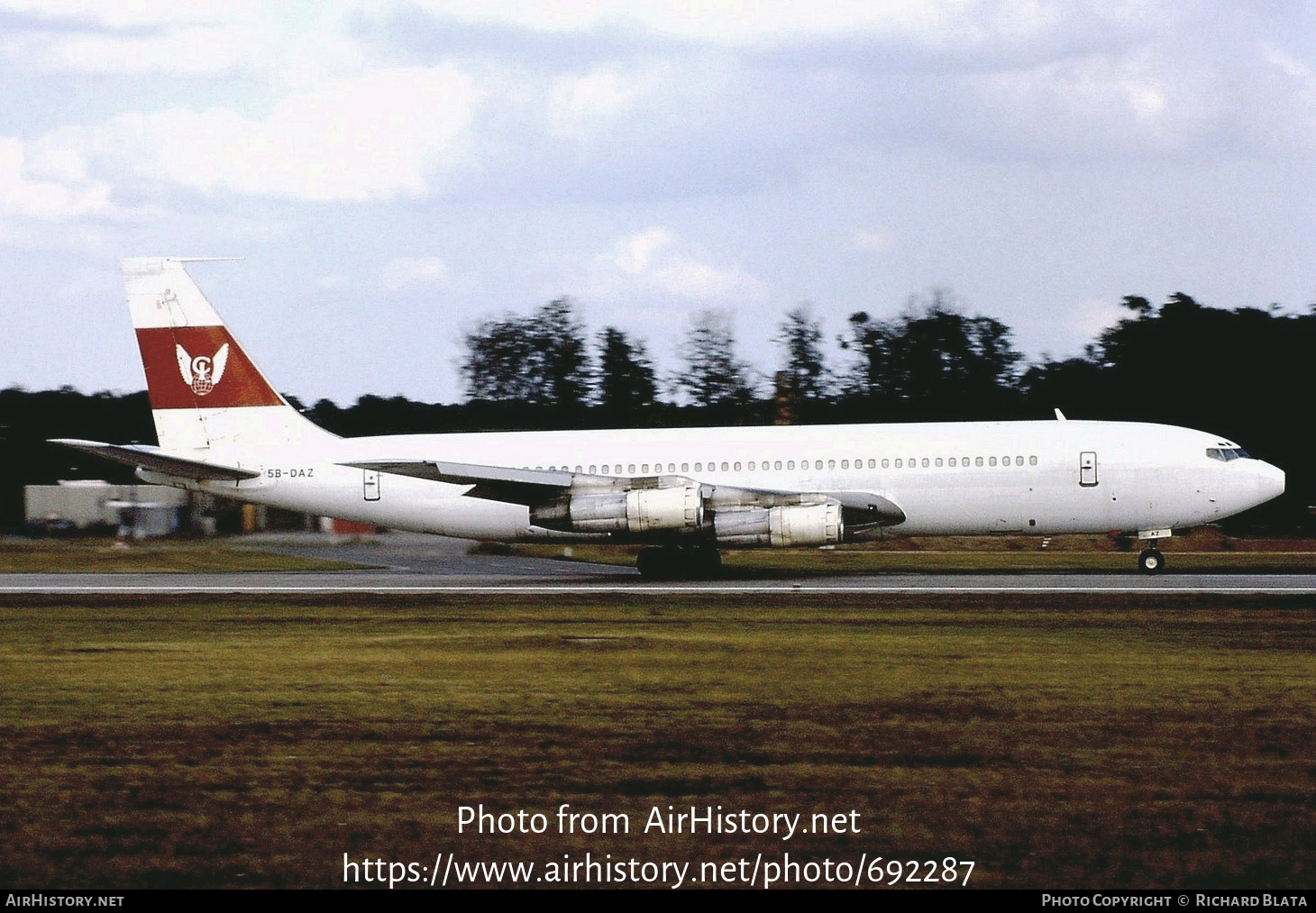 Aircraft Photo of 5B-DAZ | Boeing 707-328C | Avistar Airlines | AirHistory.net #692287