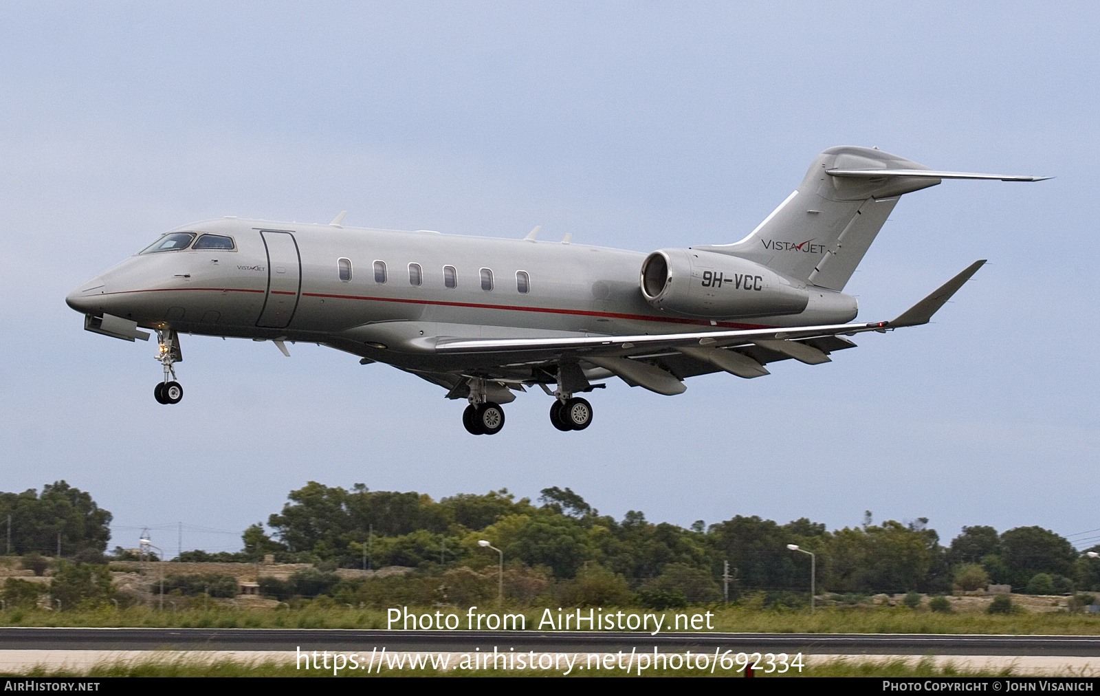 Aircraft Photo of 9H-VCC | Bombardier Challenger 350 (BD-100-1A10) | VistaJet | AirHistory.net #692334