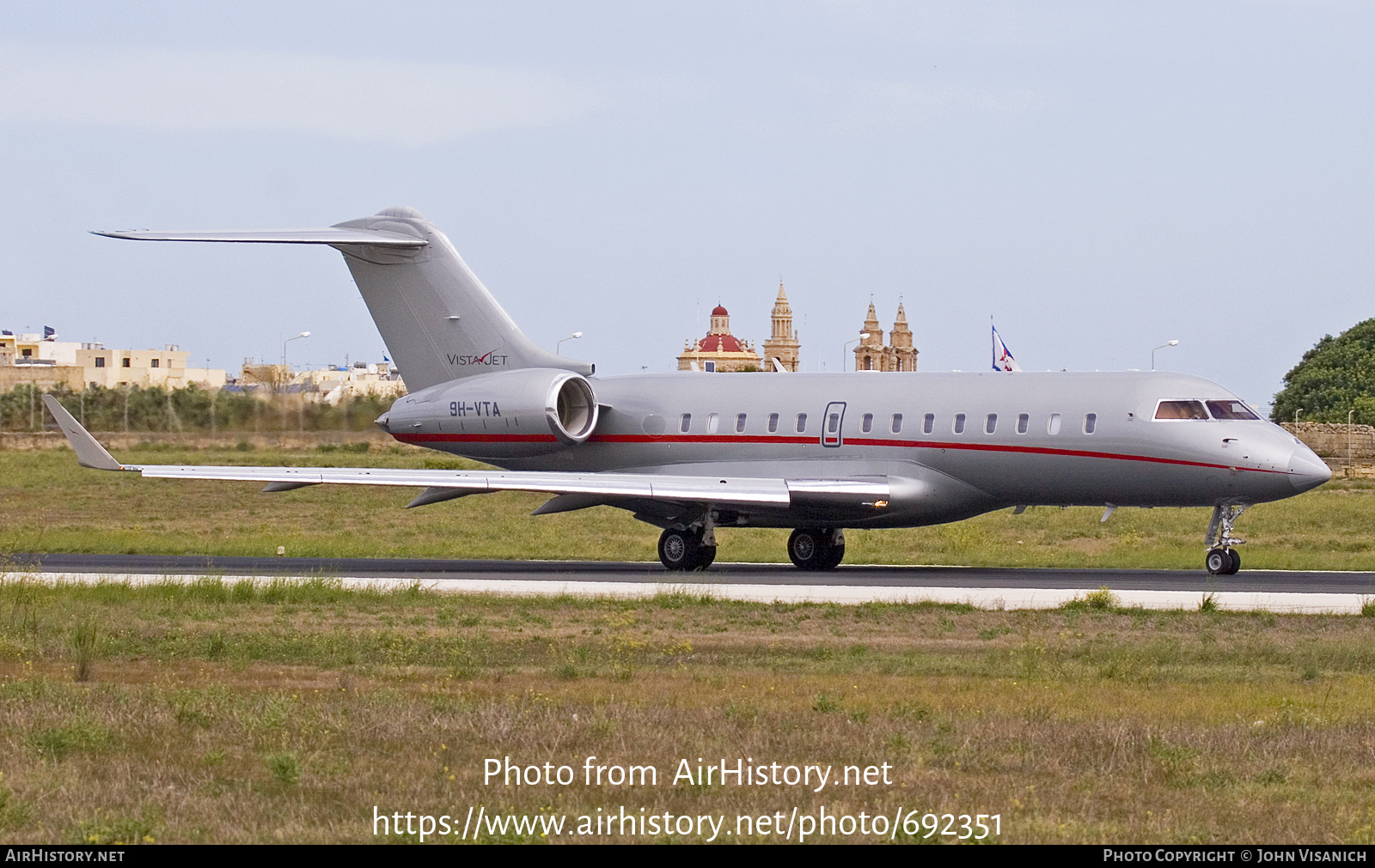 Aircraft Photo of 9H-VTA | Bombardier Global 5000 (BD-700-1A11) | VistaJet | AirHistory.net #692351