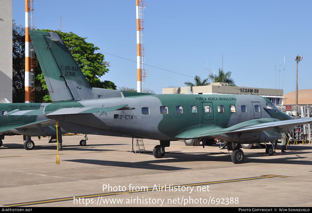 Aircraft Photo of 2316 | Embraer C-95BM Bandeirante | Brazil - Air Force | AirHistory.net #692388