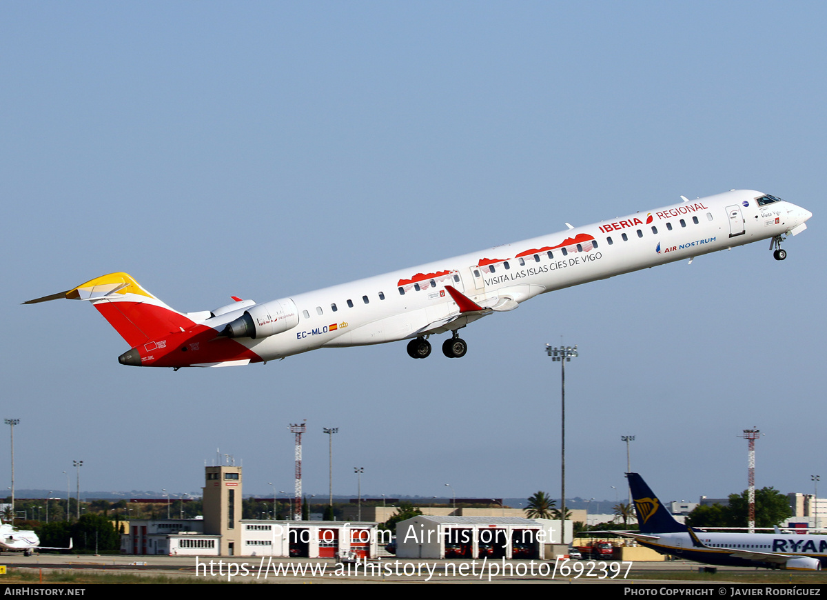 Aircraft Photo of EC-MLO | Bombardier CRJ-1000 (CL-600-2E25) | Iberia Regional | AirHistory.net #692397