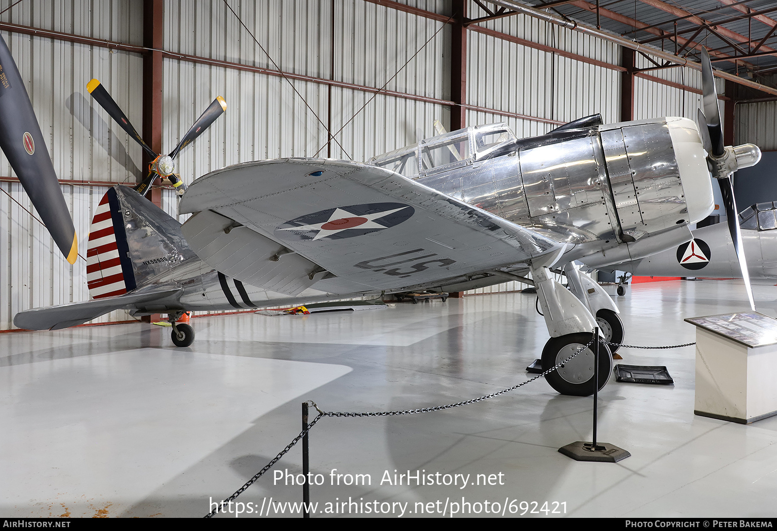 Aircraft Photo of N55539 | Seversky AT-12 (2PA) | USA - Air Force | AirHistory.net #692421