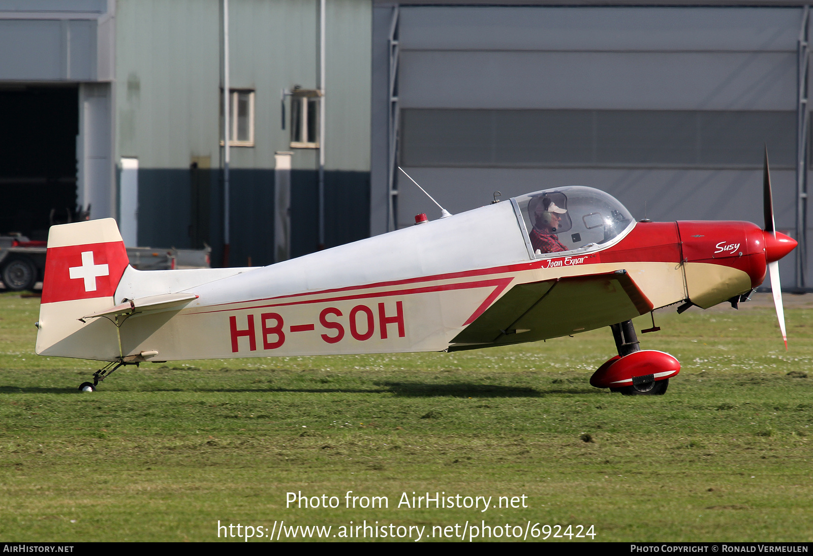 Aircraft Photo of HB-SOH | Jodel D-11 | AirHistory.net #692424