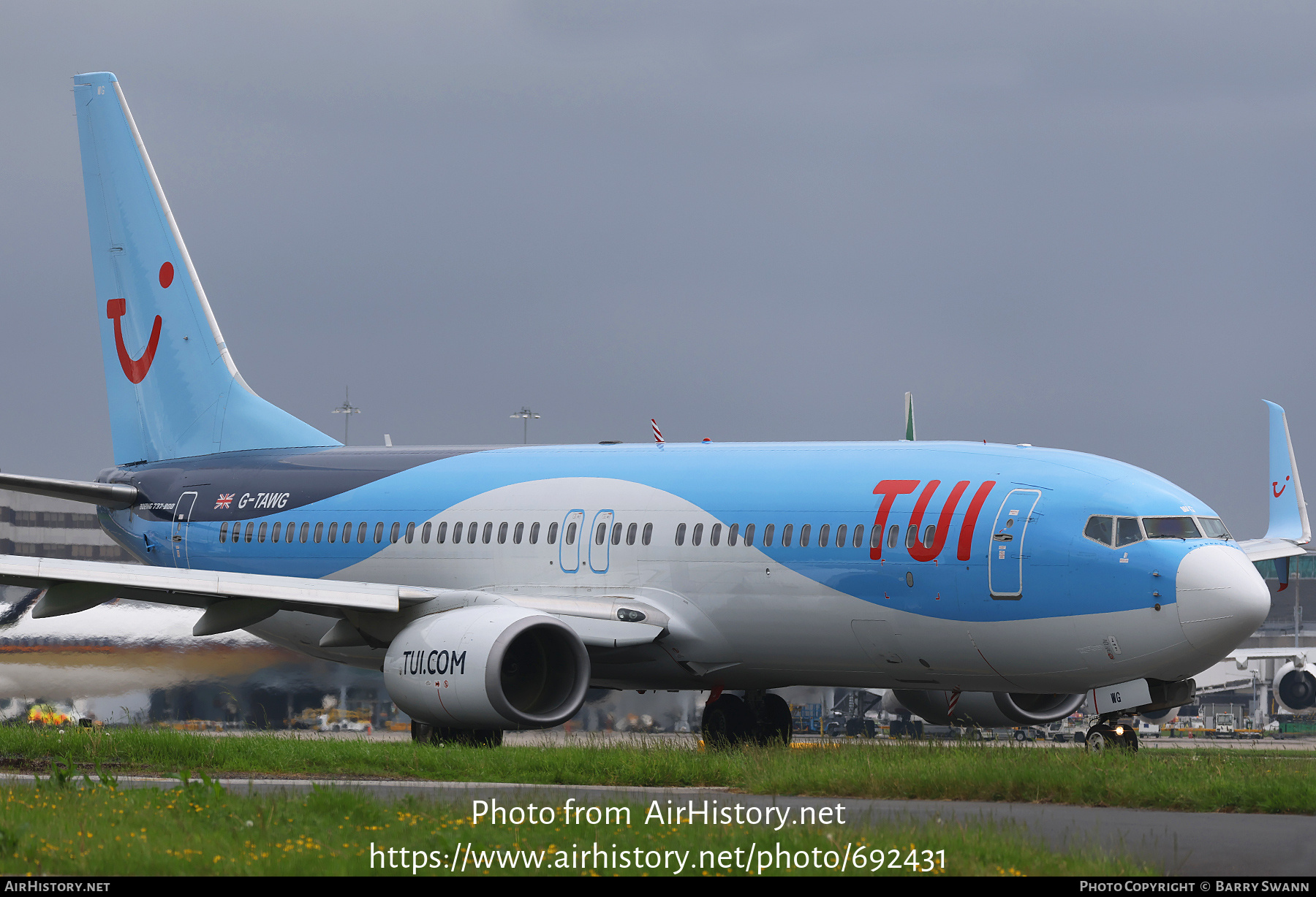 Aircraft Photo of G-TAWG | Boeing 737-8K5 | TUI | AirHistory.net #692431