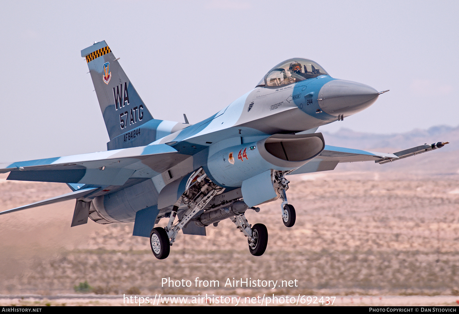 Aircraft Photo of 84-1244 / AF841244 | General Dynamics F-16C Fighting Falcon | USA - Air Force | AirHistory.net #692437