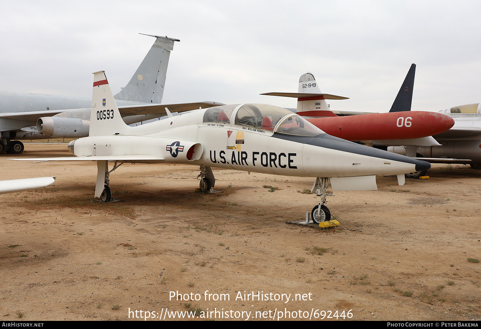 Aircraft Photo of 60-0593 / 00593 | Northrop T-38A Talon | USA - Air Force | AirHistory.net #692446