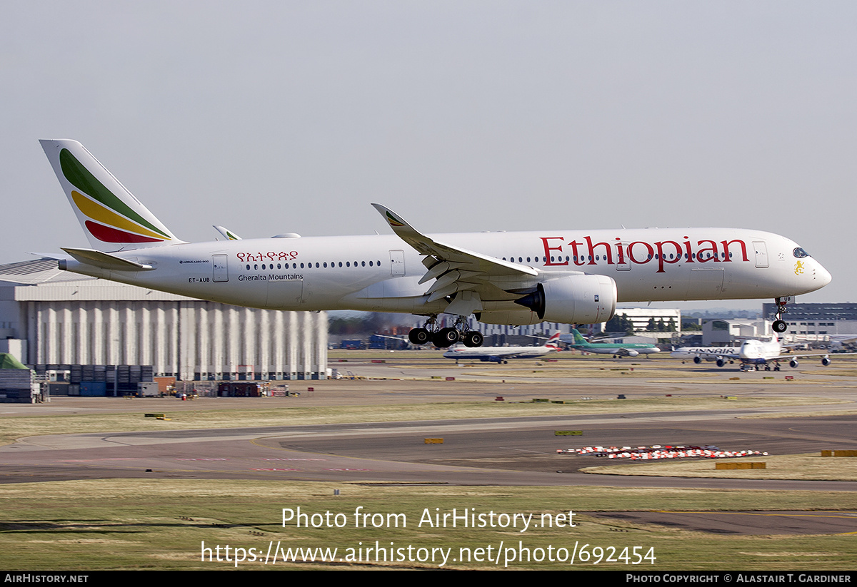 Aircraft Photo of ET-AUB | Airbus A350-941 | Ethiopian Airlines | AirHistory.net #692454