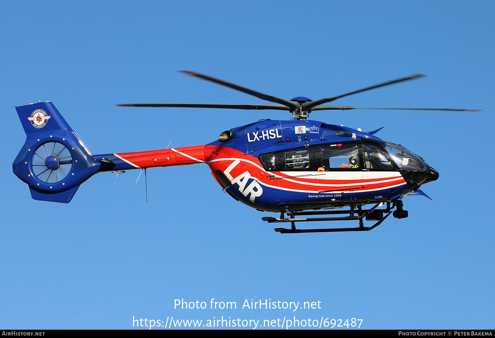 Aircraft Photo of LX-HSL | Airbus Helicopters H-145 (BK-117D-3) | LAR - Luxembourg Air Rescue | AirHistory.net #692487