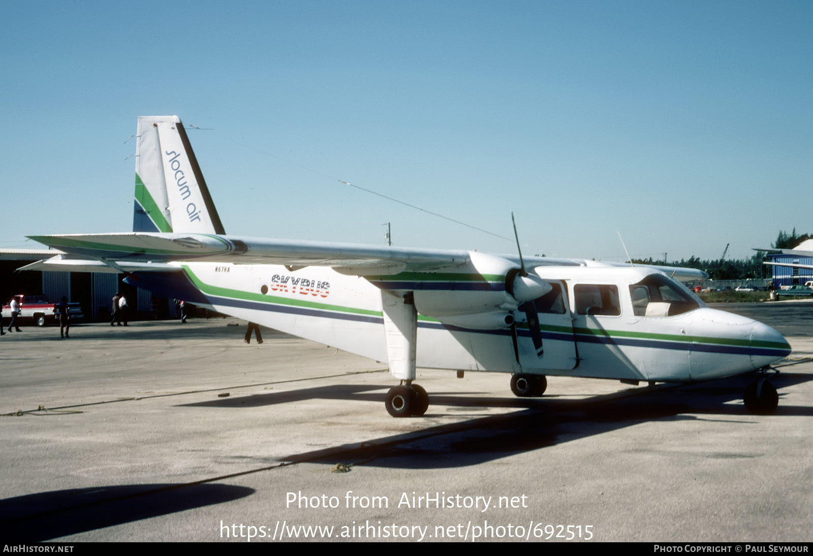 Aircraft Photo of N67HA | Britten-Norman BN-2A-7 Islander | Slocum Air | AirHistory.net #692515