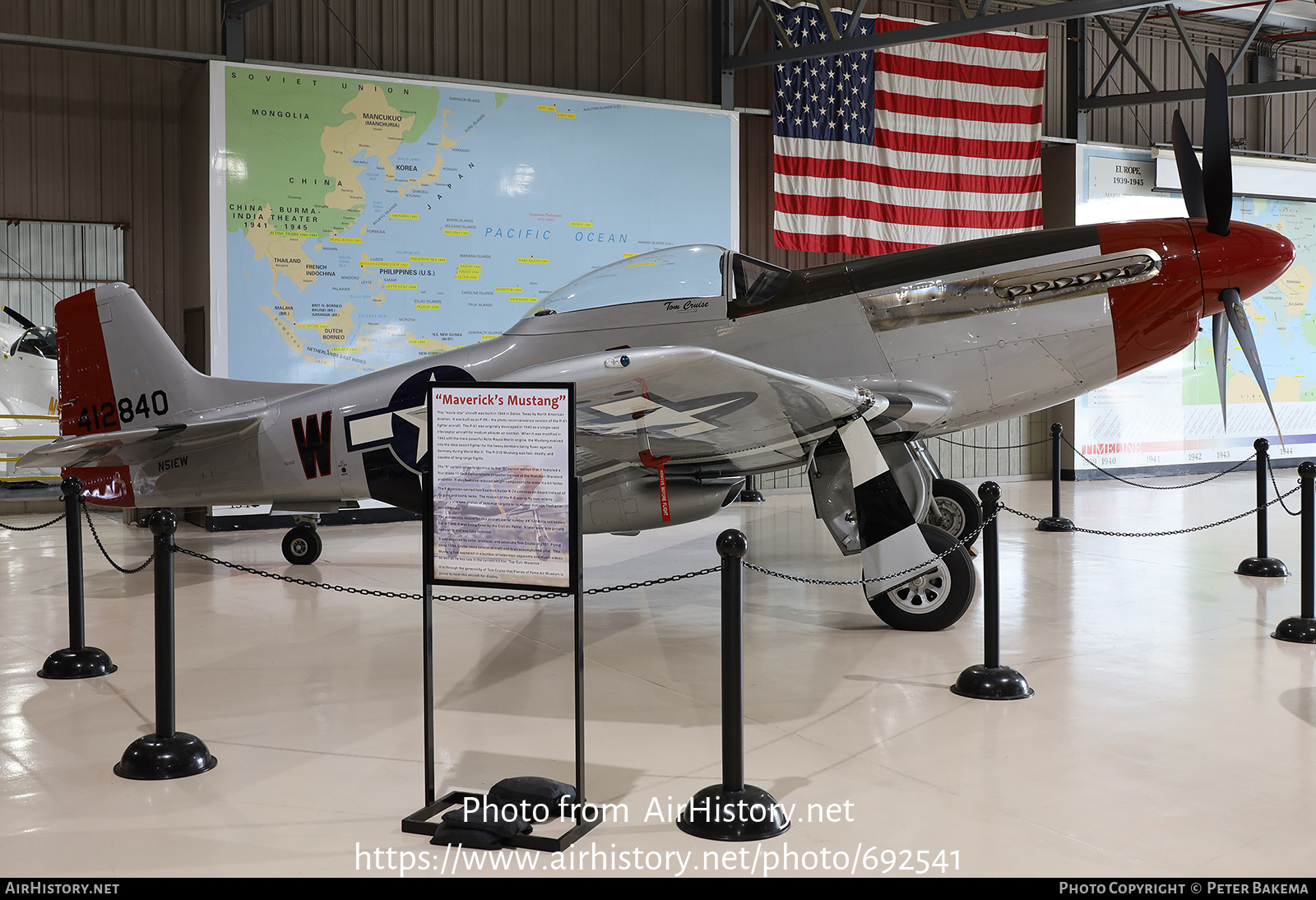 Aircraft Photo of N51EW / 44-12840 | North American P-51K Mustang | USA - Air Force | AirHistory.net #692541