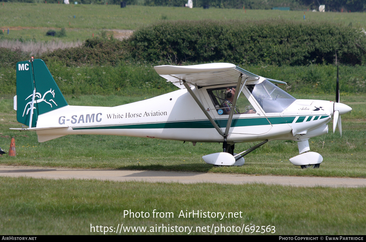 Aircraft Photo of G-SAMC | Comco Ikarus C42-FB80 Bravo | White Horse Aviation | AirHistory.net #692563