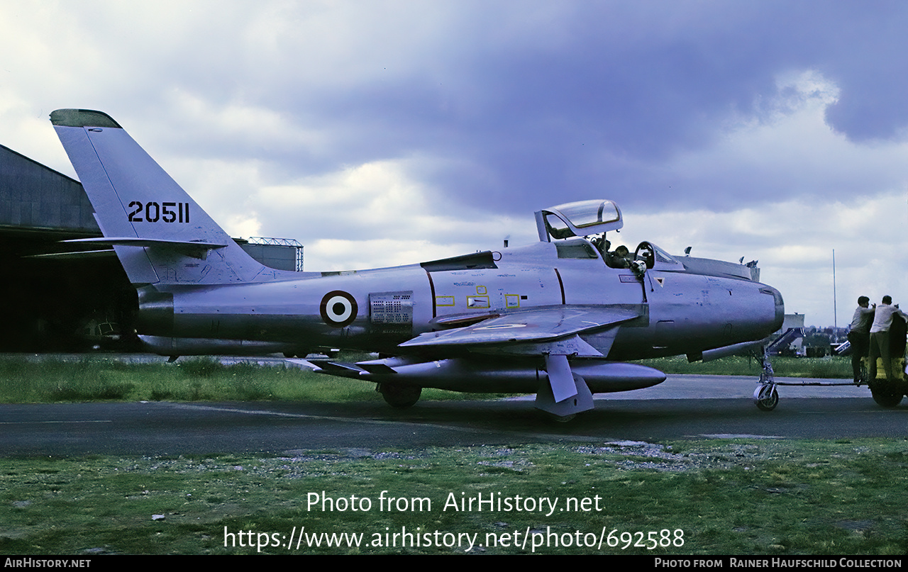 Aircraft Photo of MM20511 / 20511 | Republic F-84F Thunderstreak | Italy - Air Force | AirHistory.net #692588