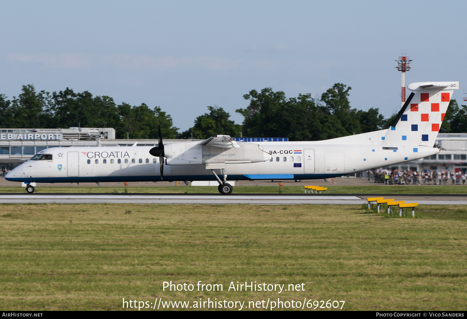 Aircraft Photo of 9A-CQC | Bombardier DHC-8-402 Dash 8 | Croatia Airlines | AirHistory.net #692607