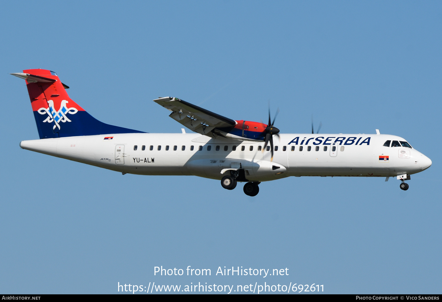 Aircraft Photo of YU-ALW | ATR ATR-72-212 | Air Serbia | AirHistory.net #692611