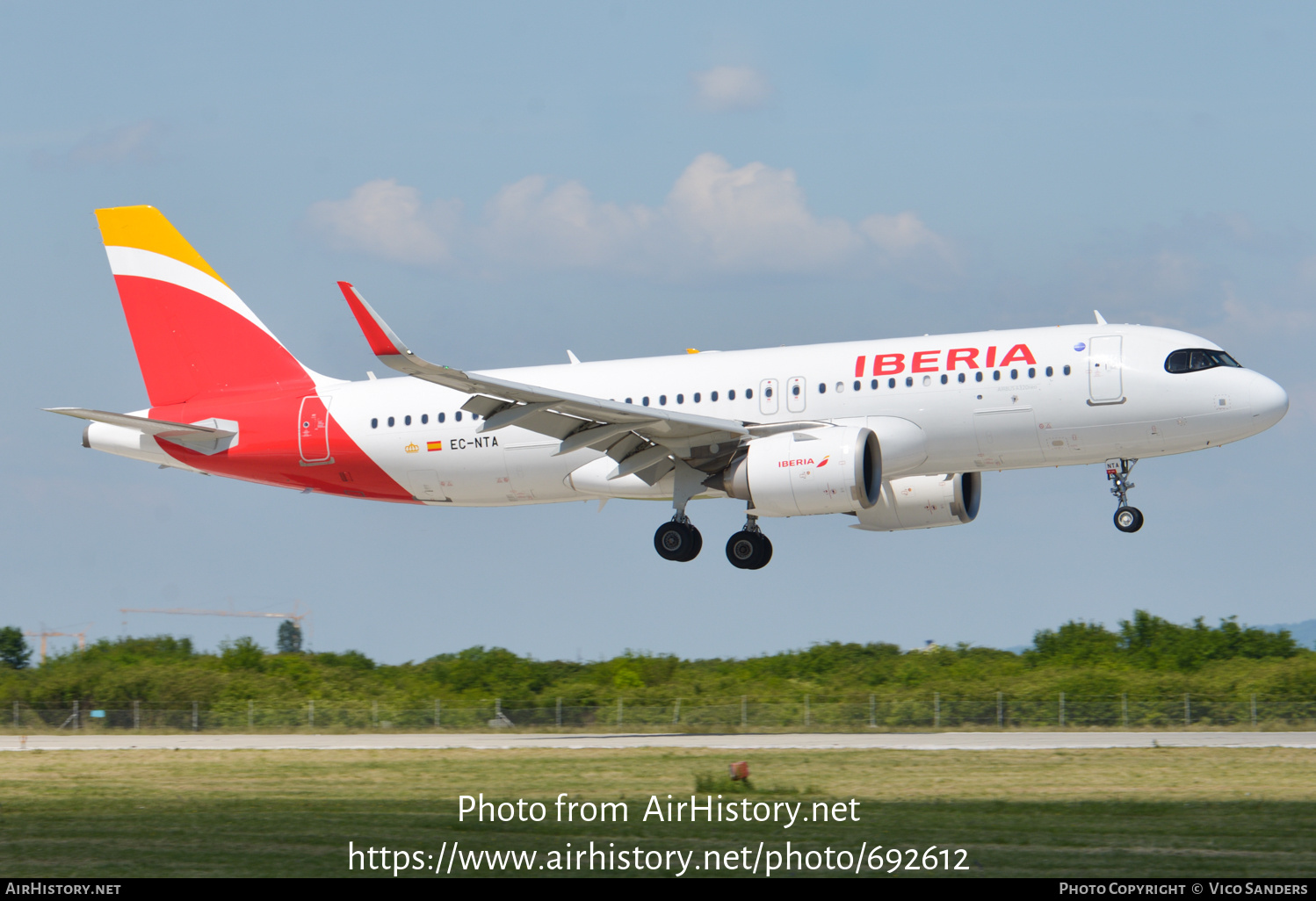 Aircraft Photo of EC-NTA | Airbus A320-251N | Iberia | AirHistory.net #692612