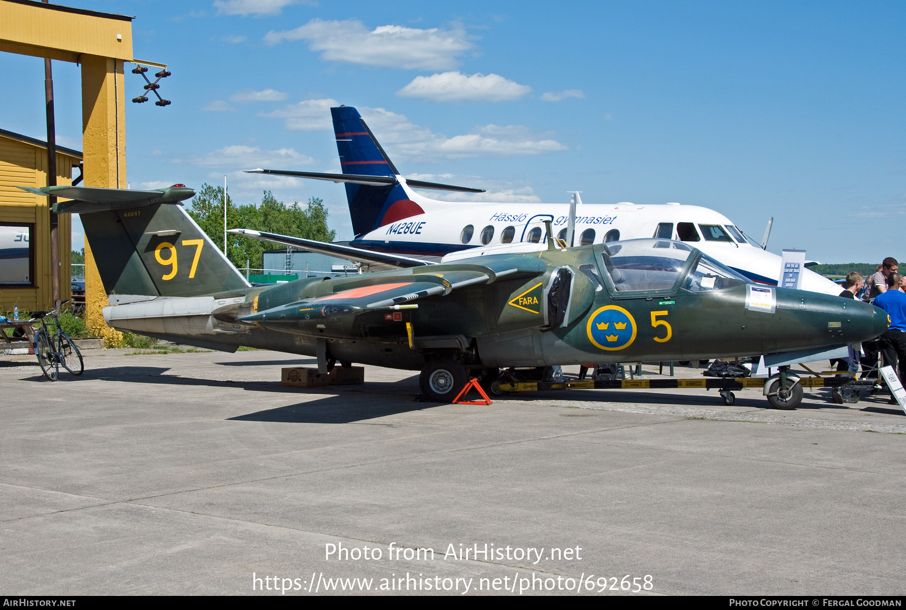 Aircraft Photo of 60097 | Saab Sk 60 | Sweden - Air Force | AirHistory.net #692658