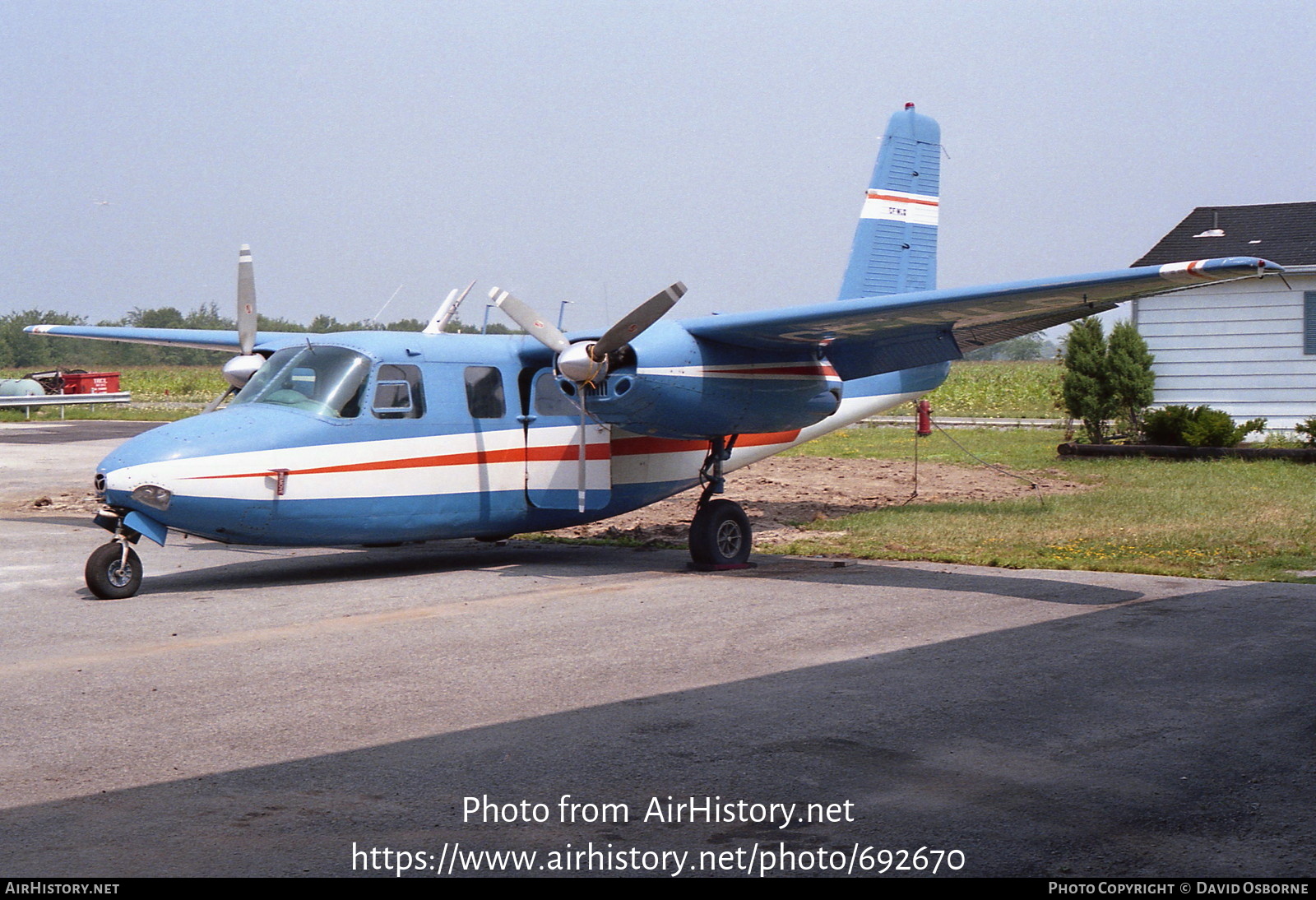 Aircraft Photo of CF-MLQ | Aero Commander 560A Commander | AirHistory.net #692670