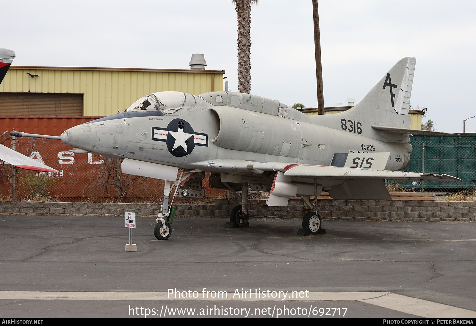 Aircraft Photo of 148316 / 8316 | Douglas A-4L Skyhawk | USA - Navy | AirHistory.net #692717