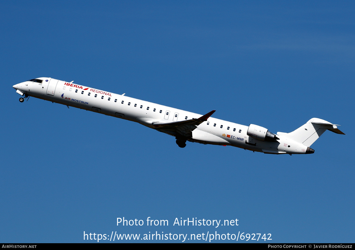 Aircraft Photo of EC-MNR | Bombardier CRJ-1000 (CL-600-2E25) | Iberia Regional | AirHistory.net #692742