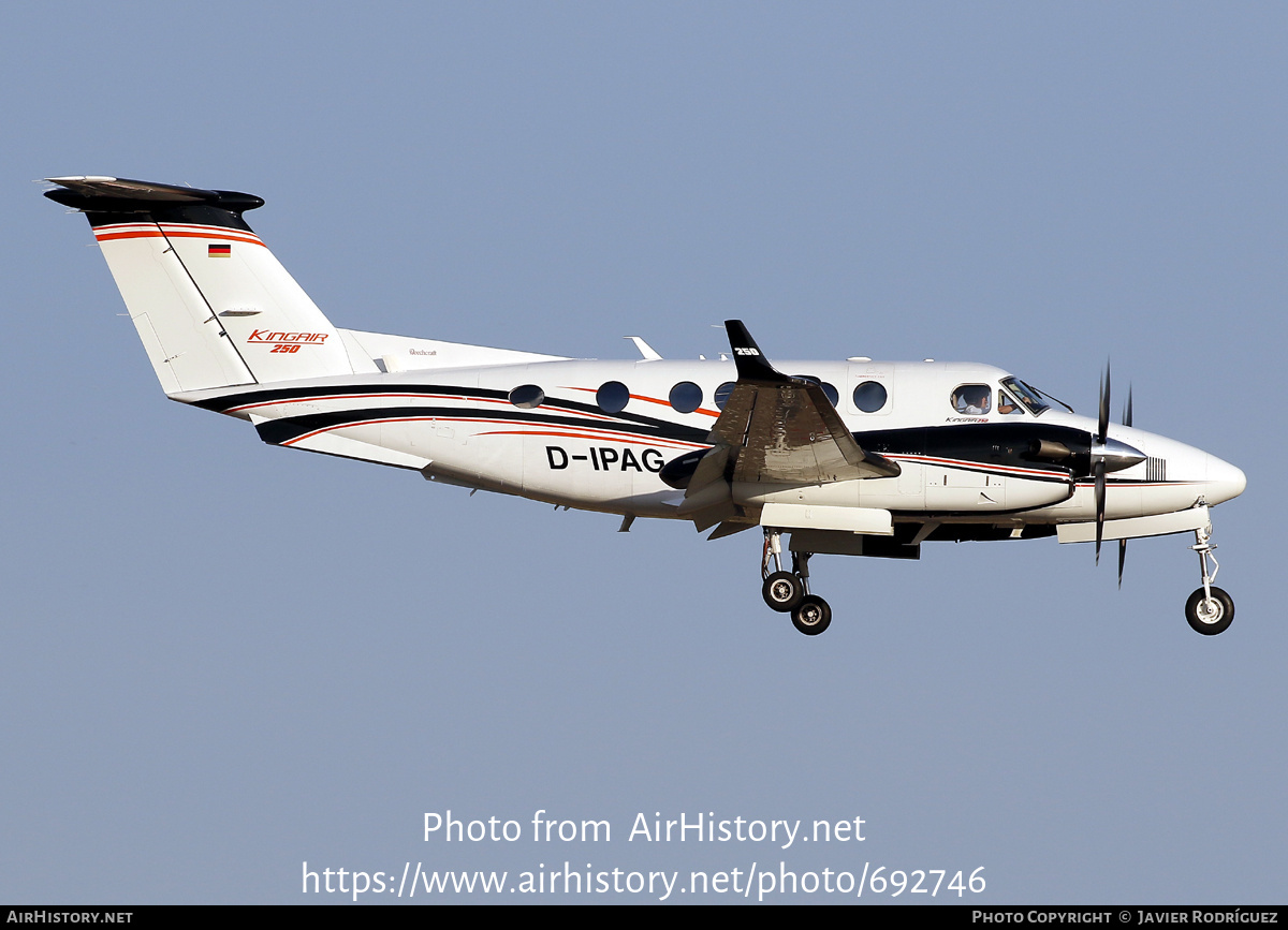 Aircraft Photo of D-IPAG | Hawker Beechcraft 250 King Air (200GT) | AirHistory.net #692746