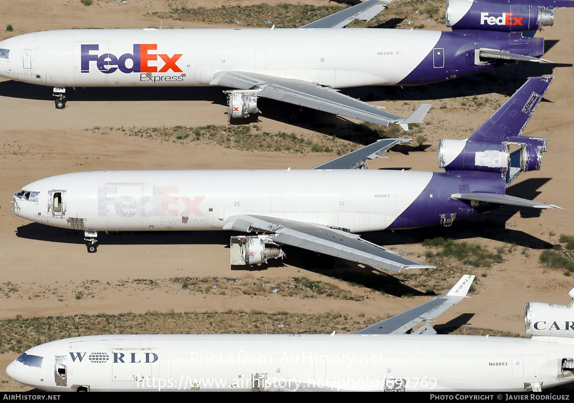 Aircraft Photo of N399FE | Boeing MD-10-10F | FedEx Express - Federal Express | AirHistory.net #692769