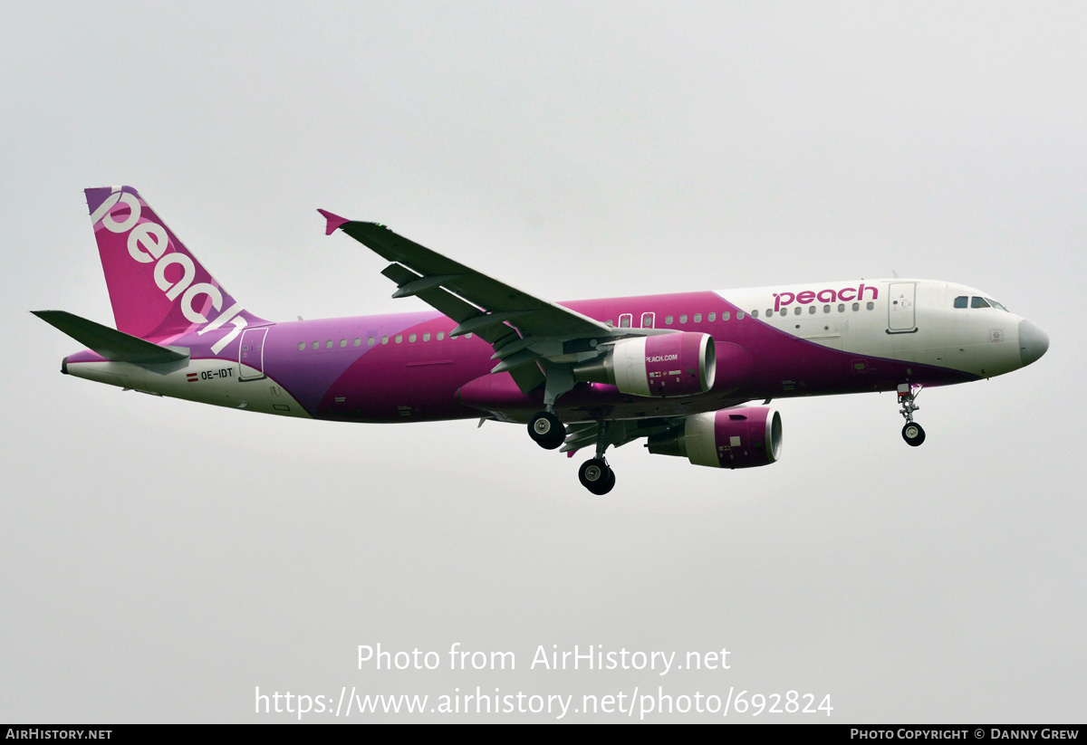 Aircraft Photo of OE-IDT | Airbus A320-214 | Peach Aviation | AirHistory.net #692824