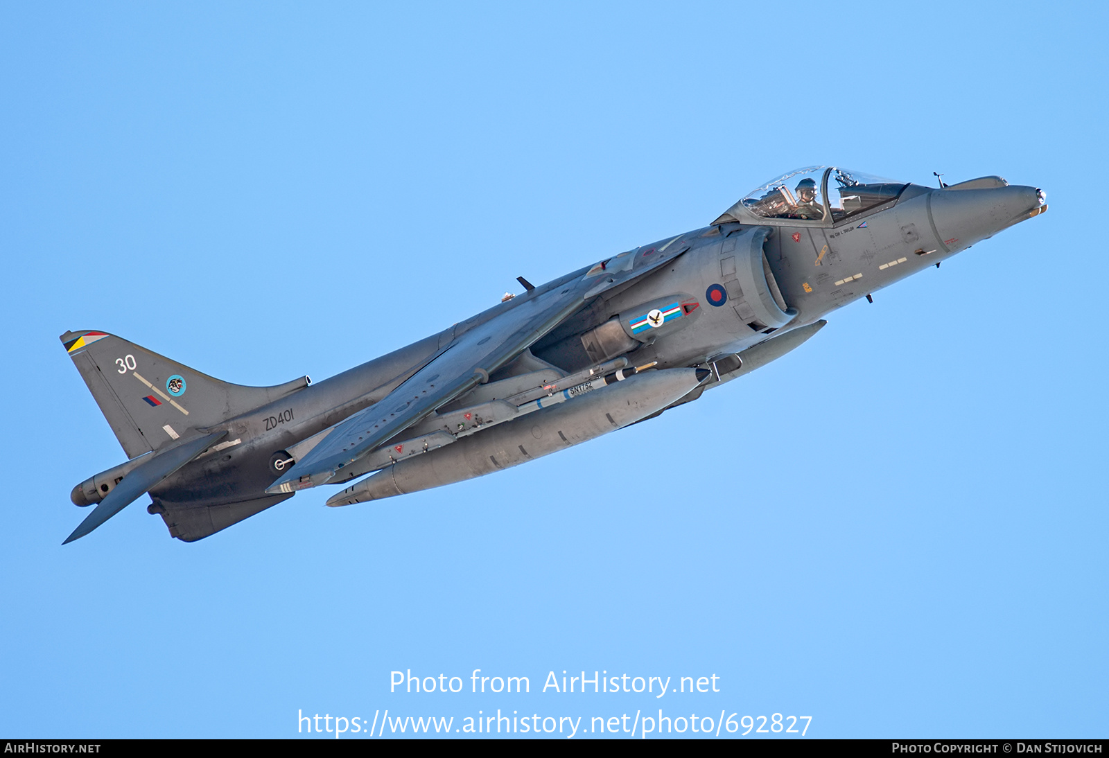 Aircraft Photo of ZD401 | British Aerospace Harrier GR9 | UK - Air Force | AirHistory.net #692827