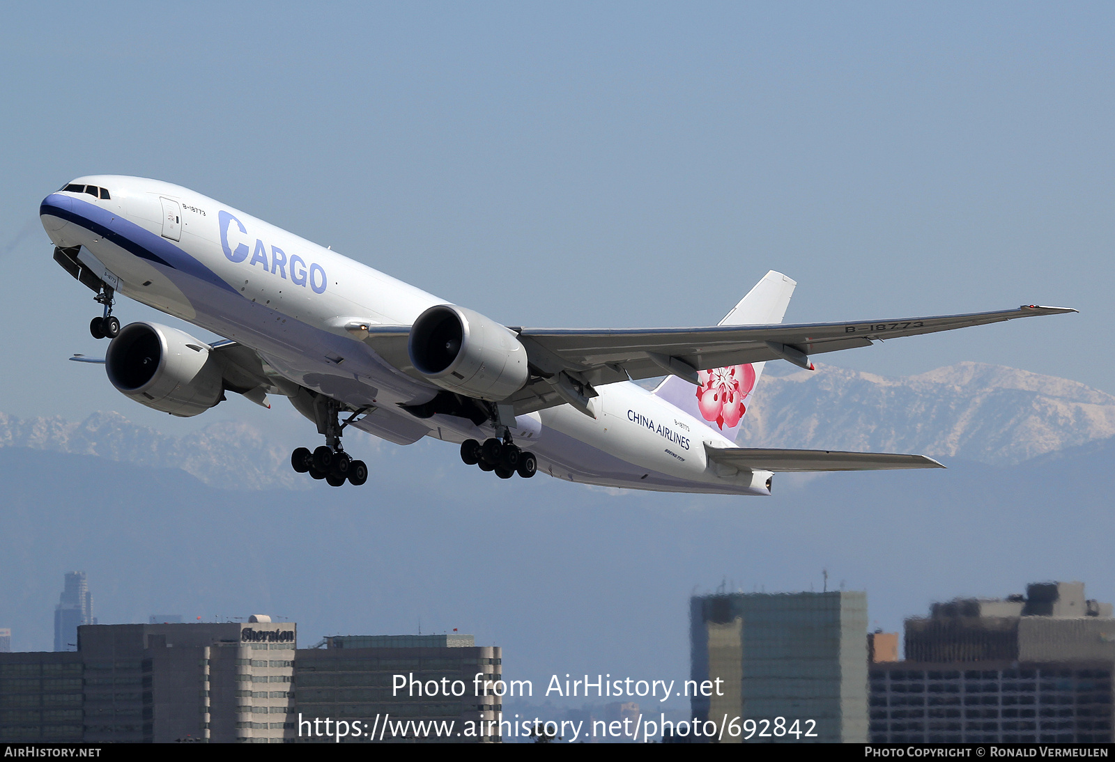 Aircraft Photo of B-18773 | Boeing 777-F | China Airlines Cargo | AirHistory.net #692842