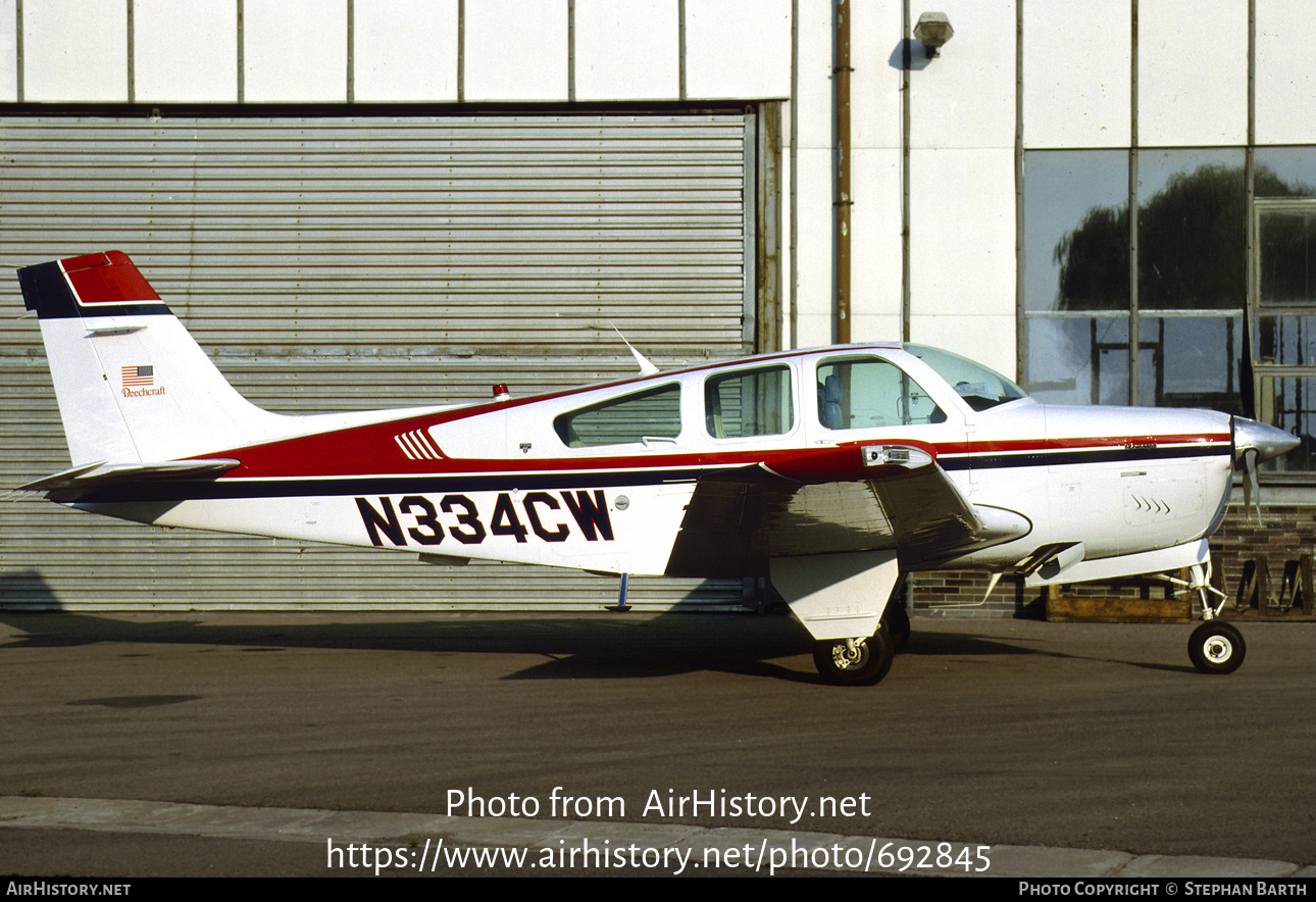 Aircraft Photo of N334CW | Beech F33A Bonanza | AirHistory.net #692845