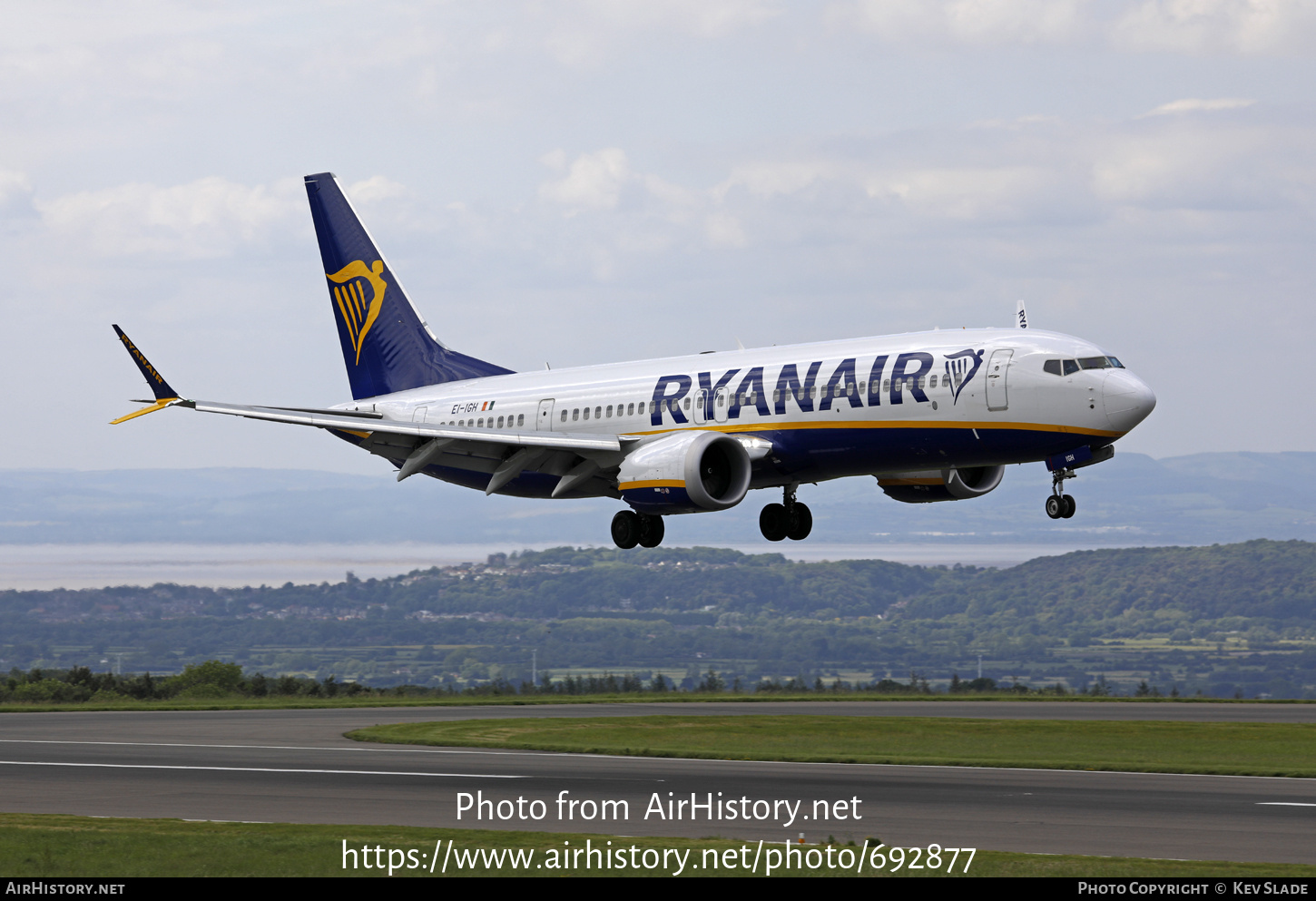 Aircraft Photo of EI-IGH | Boeing 737-8200 Max 200 | Ryanair | AirHistory.net #692877