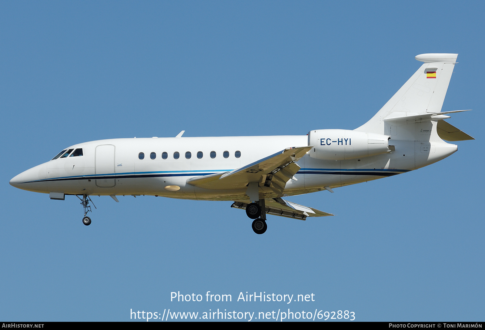 Aircraft Photo of EC-HYI | Dassault Falcon 2000 | Gestair | AirHistory.net #692883