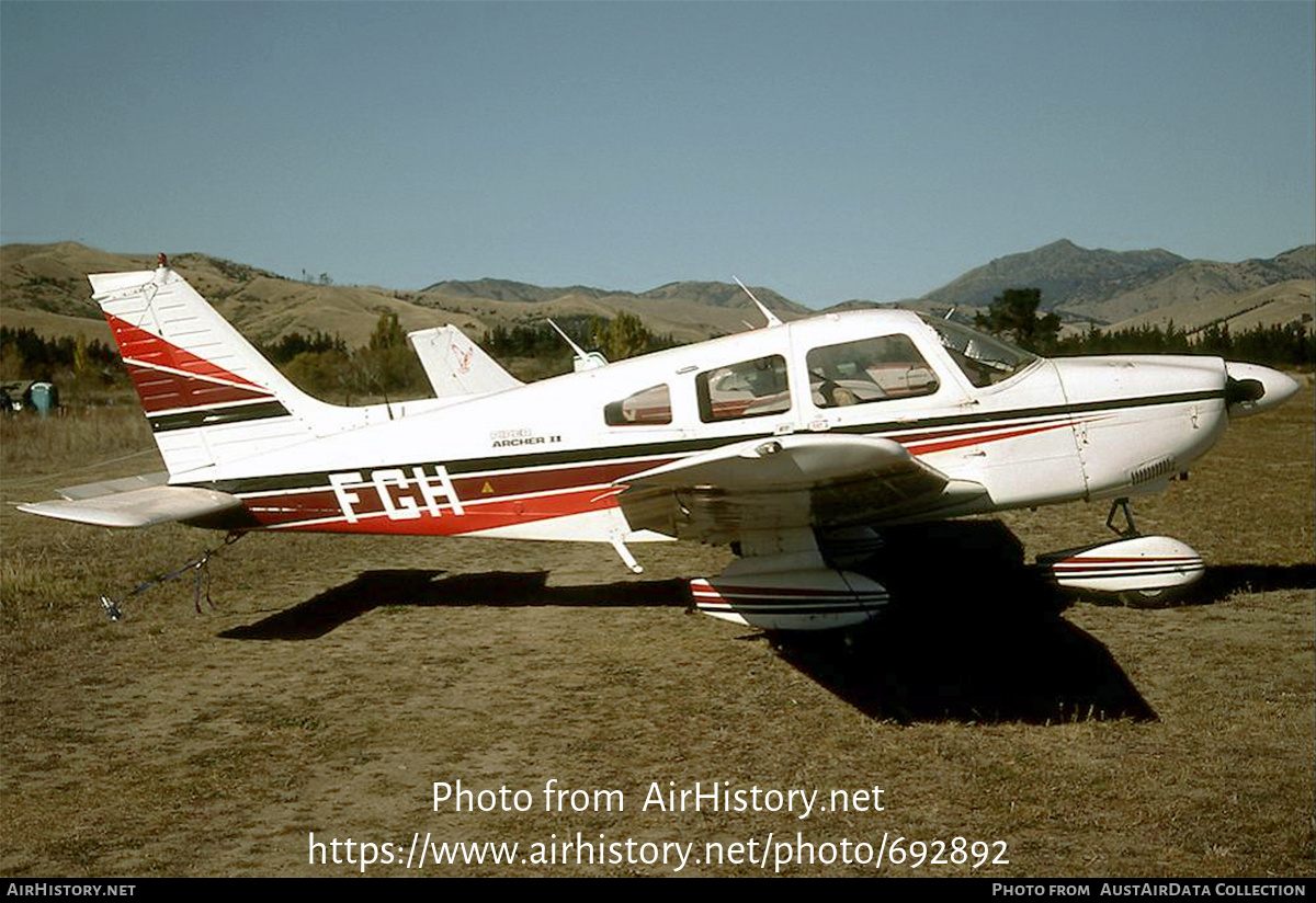 Aircraft Photo of ZK-FGH / FGH | Piper PA-28-181 Archer II | AirHistory.net #692892