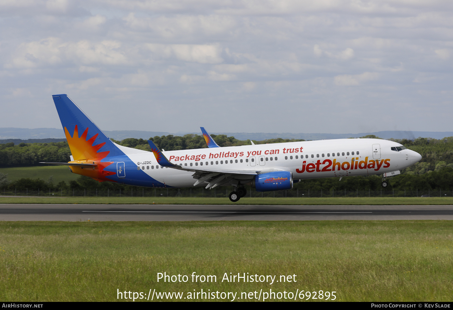 Aircraft Photo of G-JZDC | Boeing 737-82R | Jet2 Holidays | AirHistory.net #692895