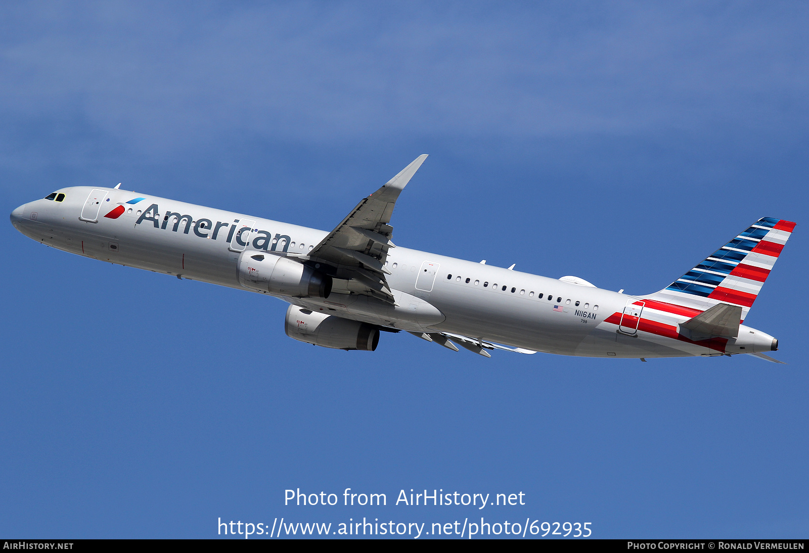 Aircraft Photo of N116AN | Airbus A321-231 | American Airlines | AirHistory.net #692935