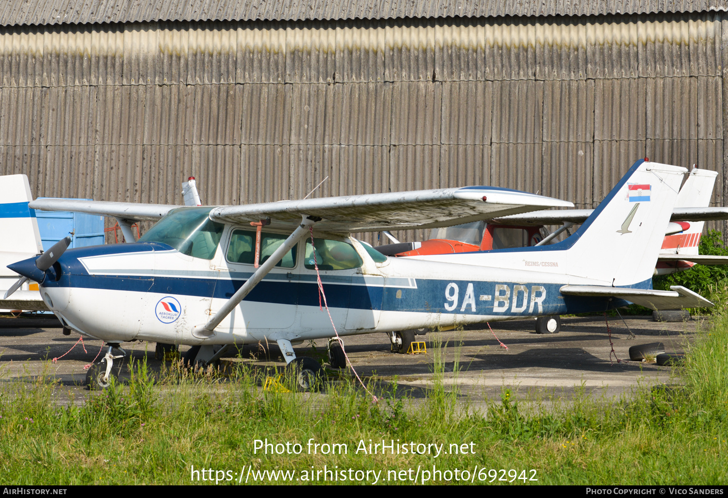 Aircraft Photo of 9A-BDR | Reims F172H Skyhawk | Aeroklub Zagreb | AirHistory.net #692942