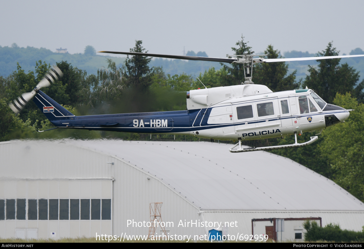 Aircraft Photo of 9A-HBM | Agusta AB-212 | Croatia - Police | AirHistory.net #692959