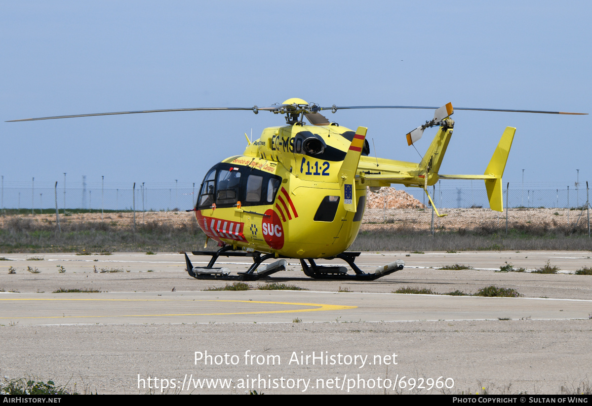 Aircraft Photo of EC-MSD | Airbus Helicopters BK-117 C-2 | Servicio de Urgencias Canario - SUC | AirHistory.net #692960