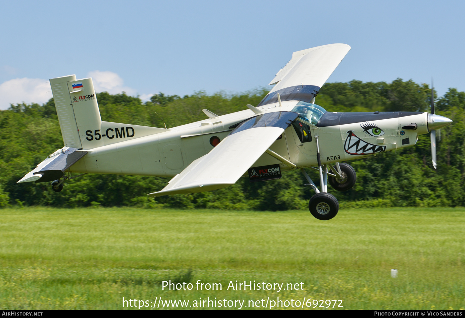 Aircraft Photo of S5-CMD | Pilatus PC-6/B2-H4 Turbo Porter | FlyCom Aviation | AirHistory.net #692972