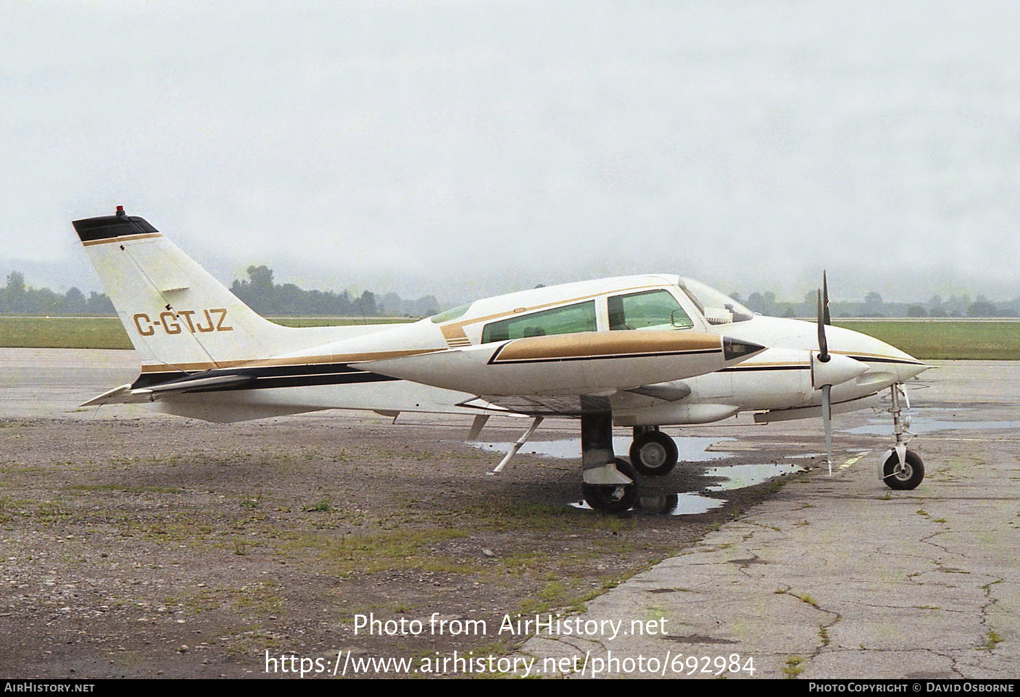 Aircraft Photo of C-GTJZ | Cessna 310Q | AirHistory.net #692984