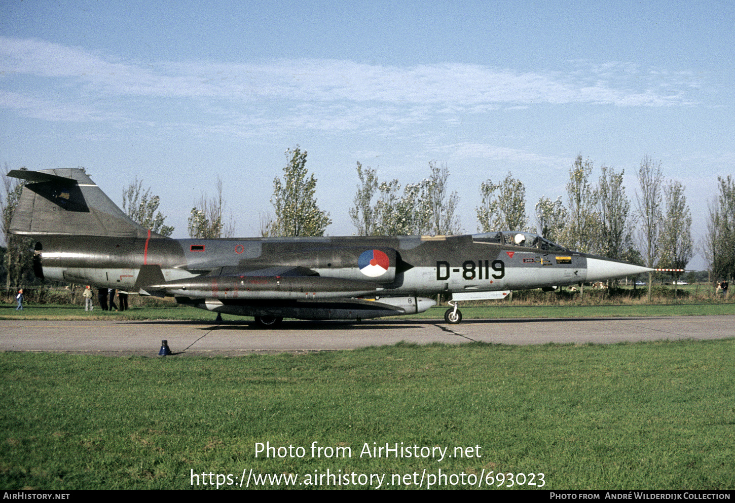 Aircraft Photo of D-8119 | Lockheed RF-104G Starfighter | Netherlands - Air Force | AirHistory.net #693023