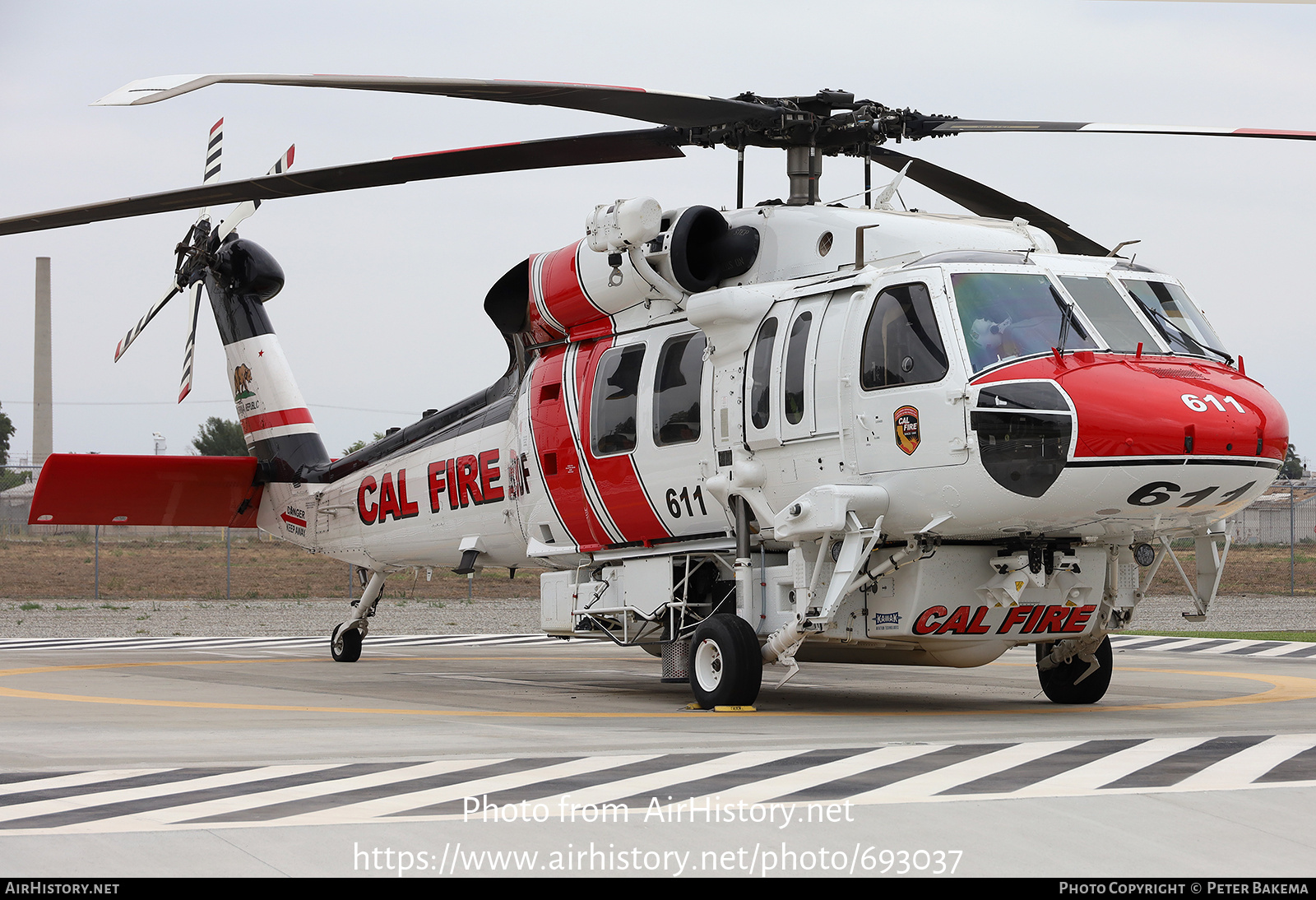 Aircraft Photo of N483DF | Sikorsky S-70i International Black Hawk | Cal Fire - California Department of Forestry & Fire Protection | AirHistory.net #693037