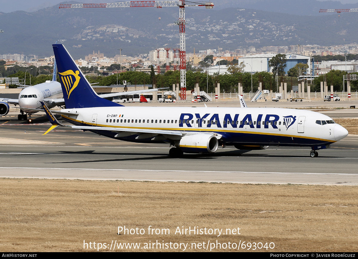 Aircraft Photo of EI-DWP | Boeing 737-8AS | Ryanair | AirHistory.net #693040