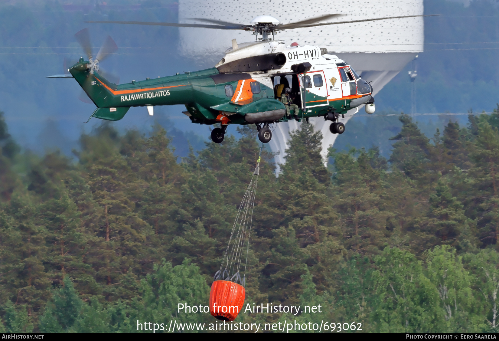 Aircraft Photo of OH-HVI | Aerospatiale AS-332L1 Super Puma | Rajavartiolaitos - Finnish Border Guard | AirHistory.net #693062